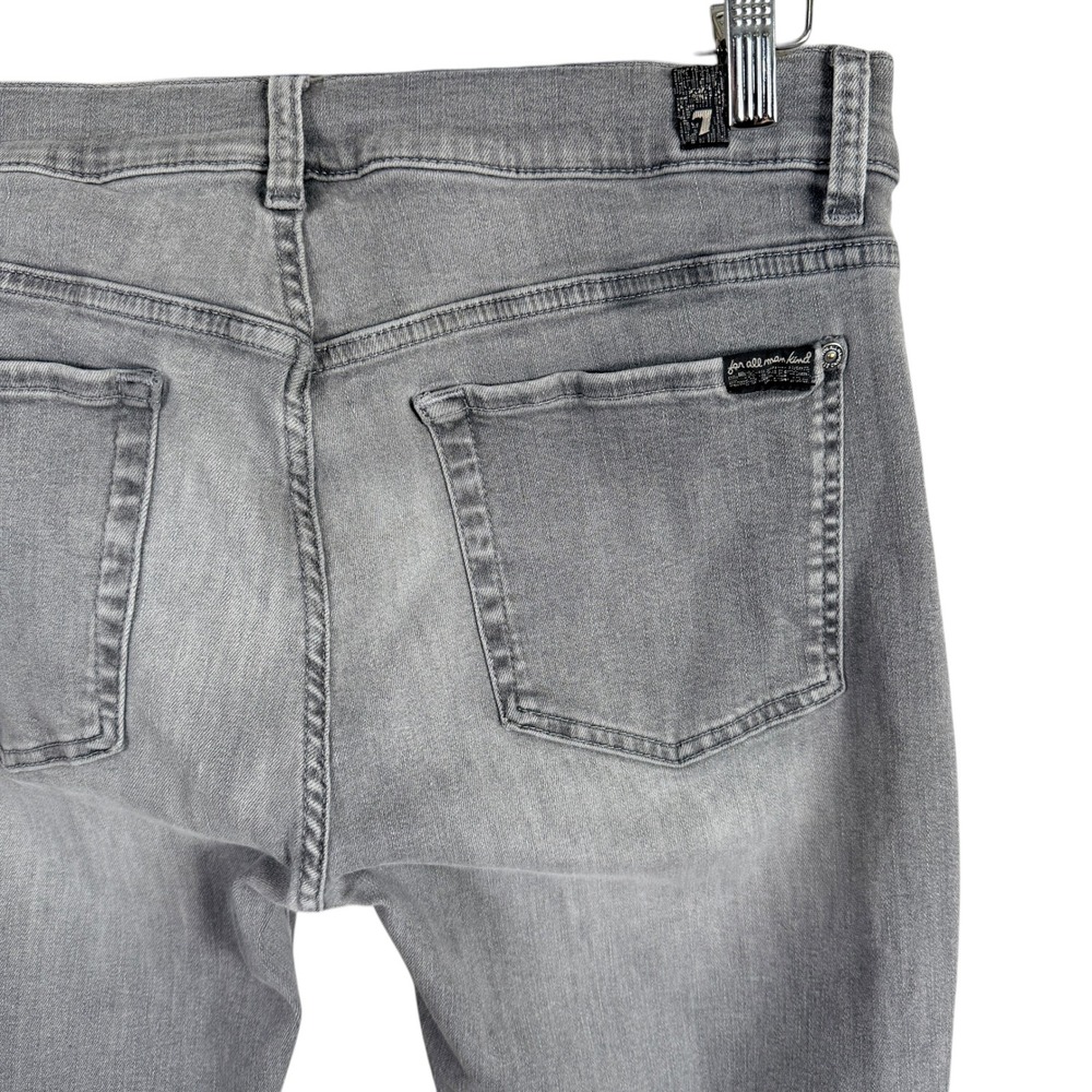 7 For All‎ Mankind Paxtyn Skinny Jeans Mens 32 Gray Balsam Stretch 7D13CB68